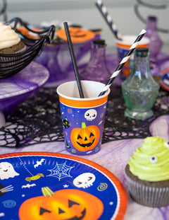 Wegwerp- en herbruikbaar servies voor Halloween