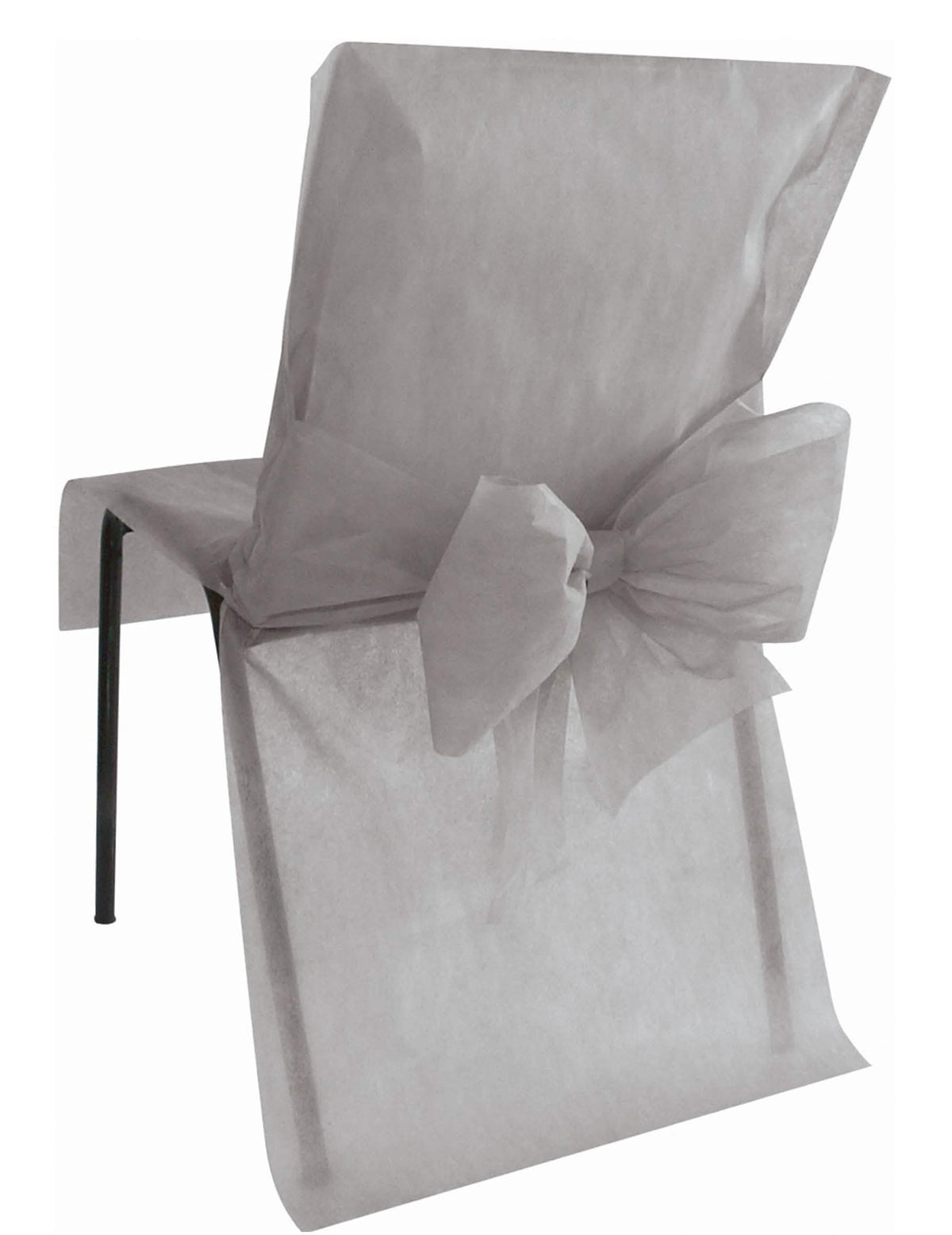 Housse de chaise premium grise en intissé