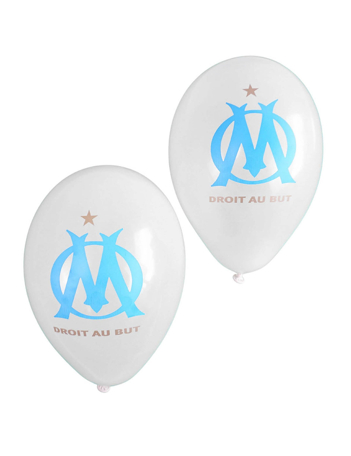 11 ballons OM™ pour supporter blancs et bleus