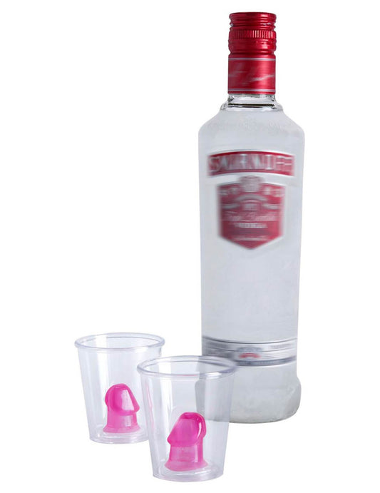 Mise en situation des verres à shooter zizi