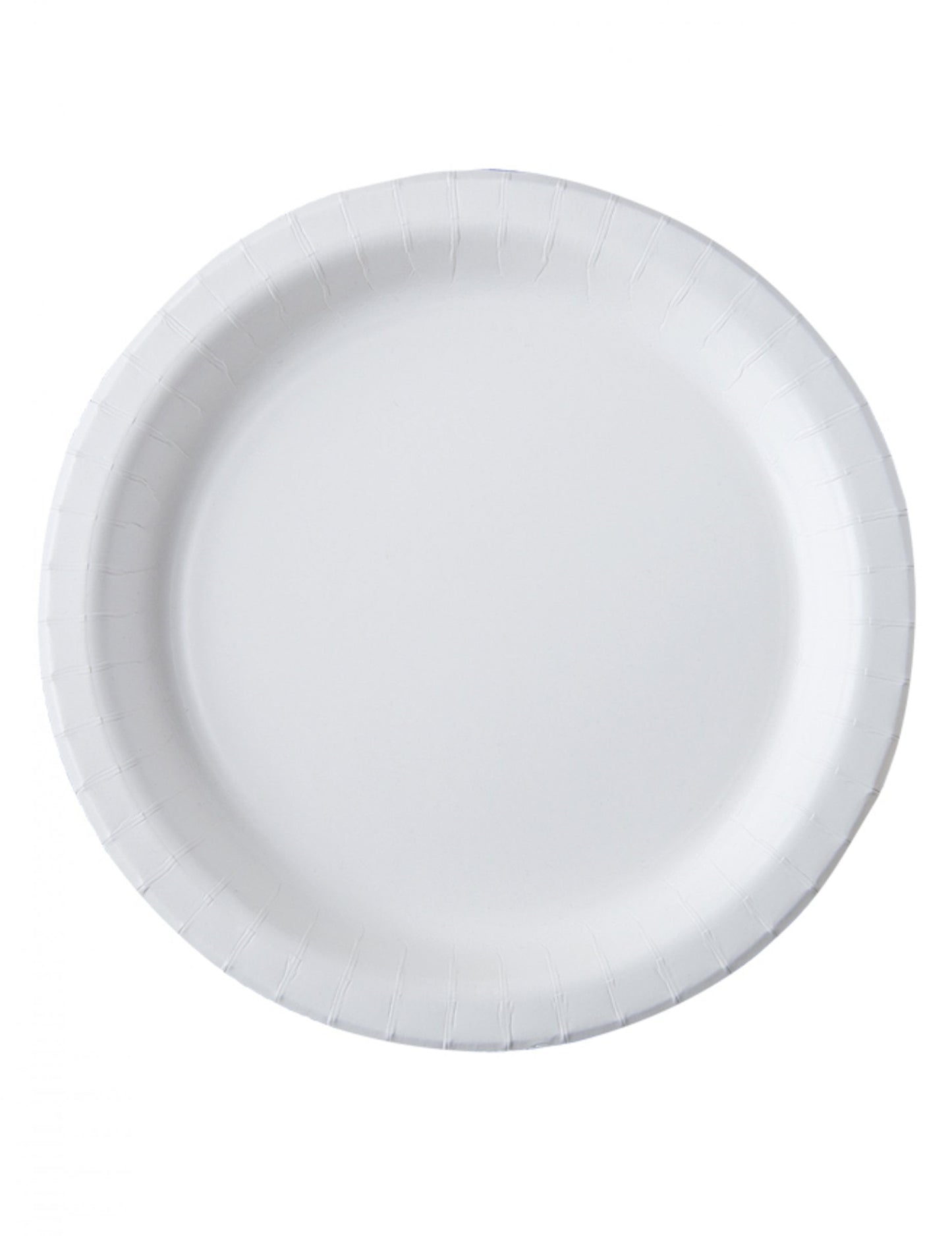 Assiettes en carton compostables pour fête blanc