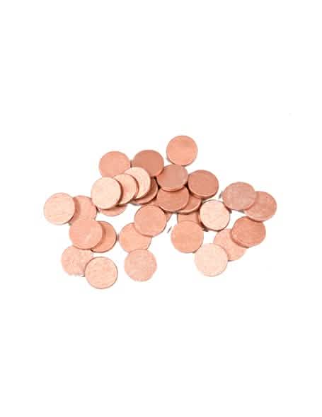 Confettis de table ronds pour décoration rose gold lot de 24