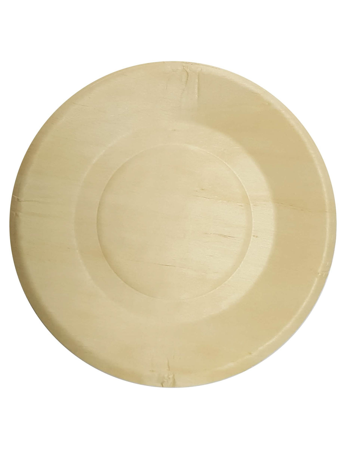 Assiettes en bois écologiques pour fête beige naturel