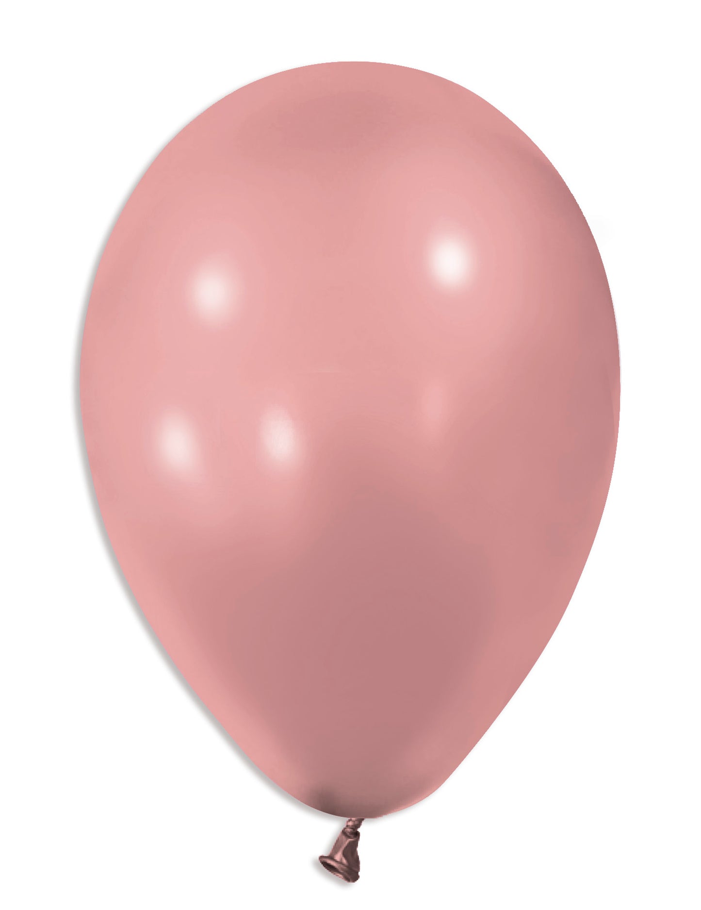 50 Ballons métallisés pour fête rose gold