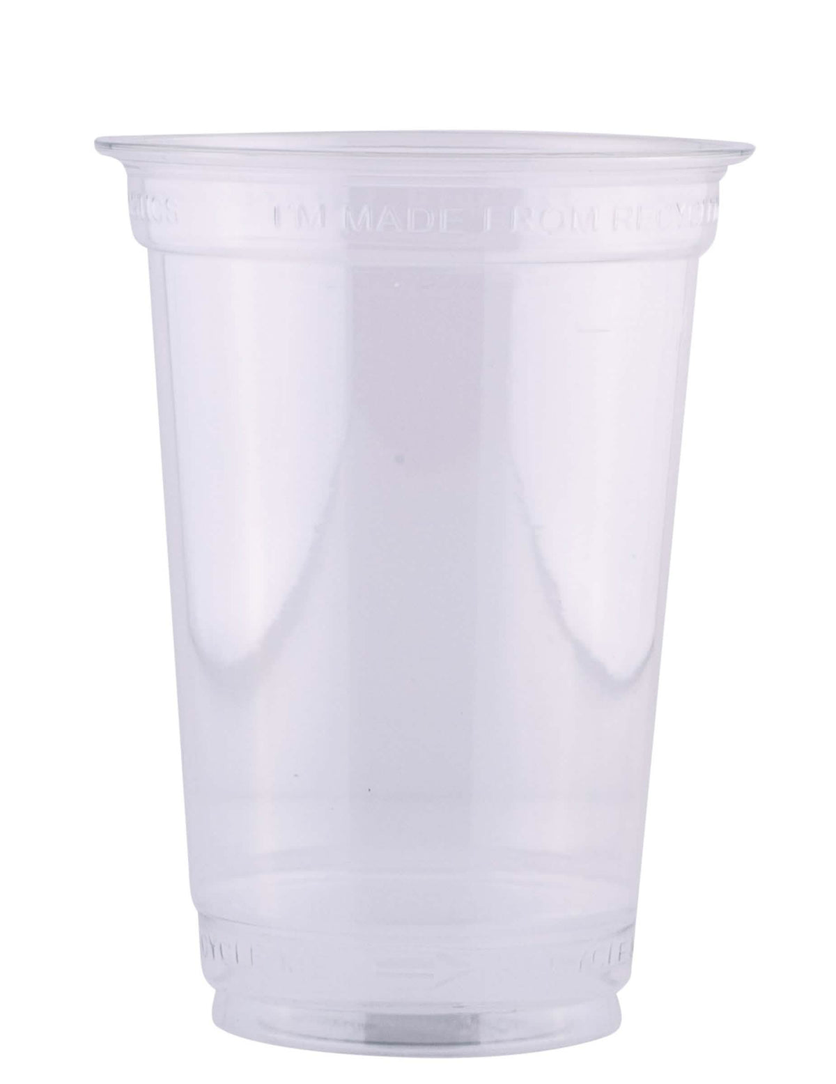 Gobelets en rpet recyclables et écologiques pour vos fêtes transparents