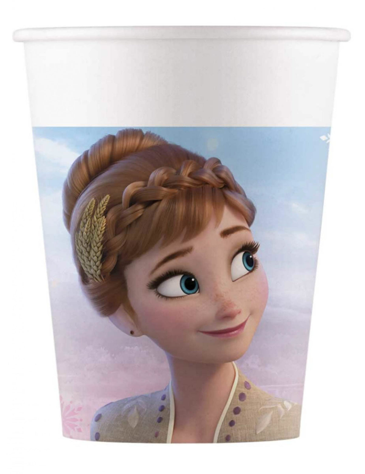 Gobelets en carton La Reine des Neiges avec motif Anna
