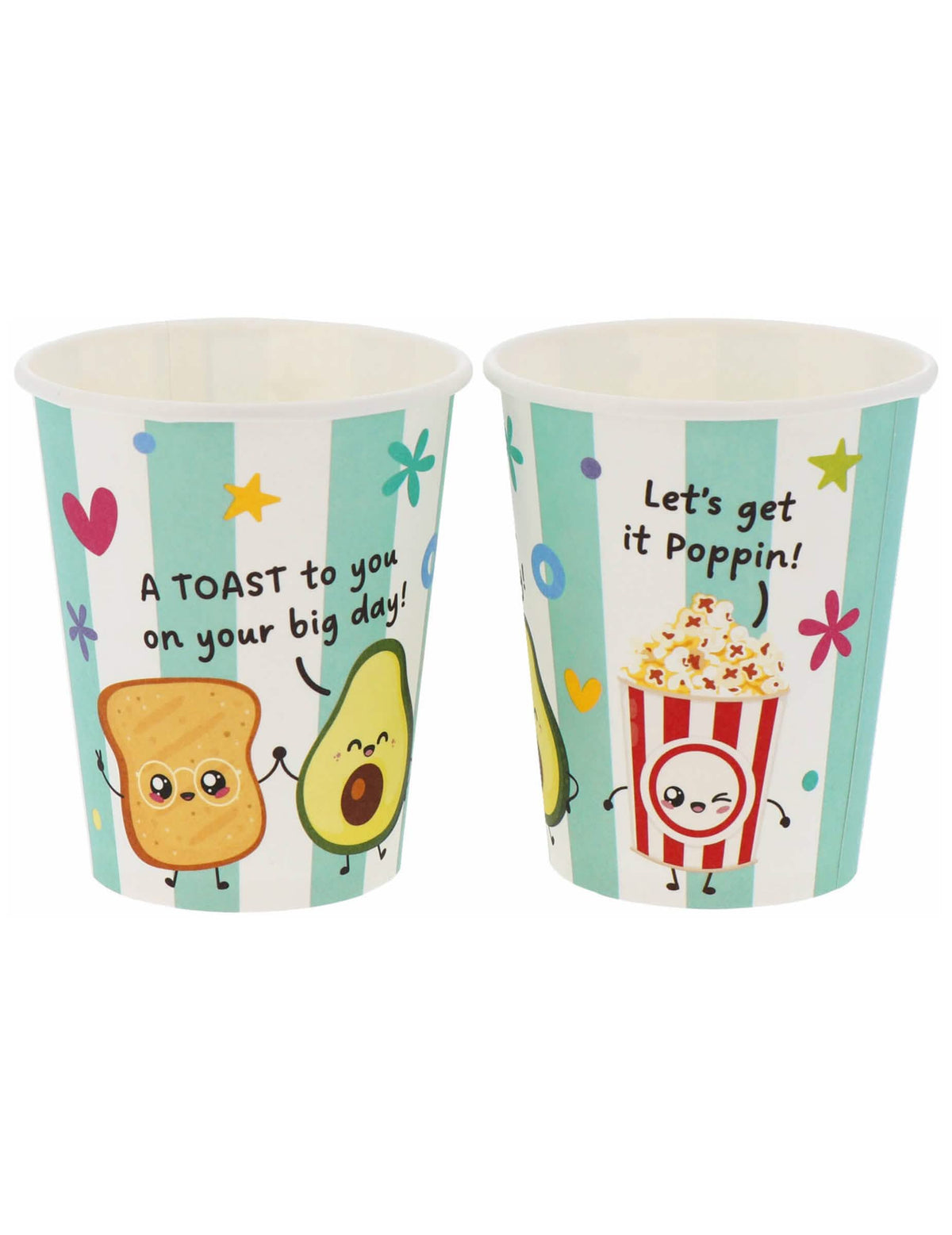 8 Gobelets Kawaï Party 250 ml