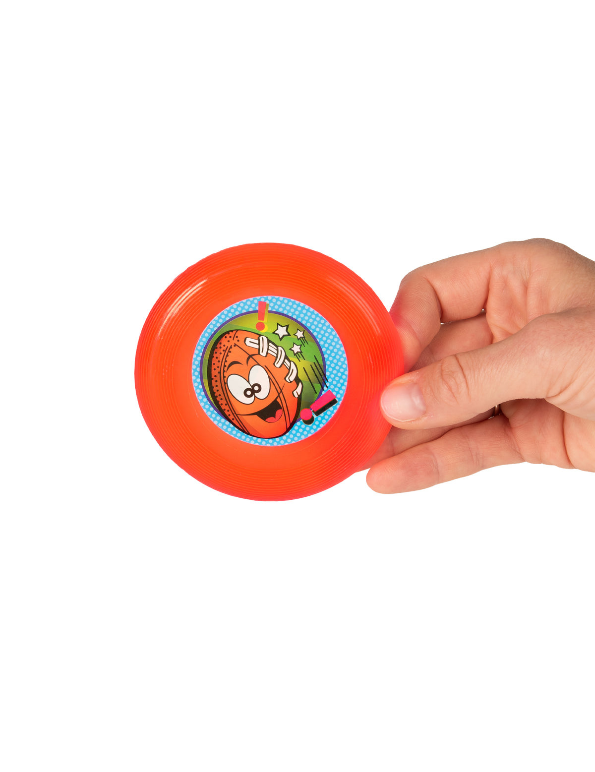 Accessoires piñata 4 frisbees multicolores 9 cm