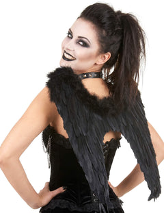 Halloween vleugels zwart