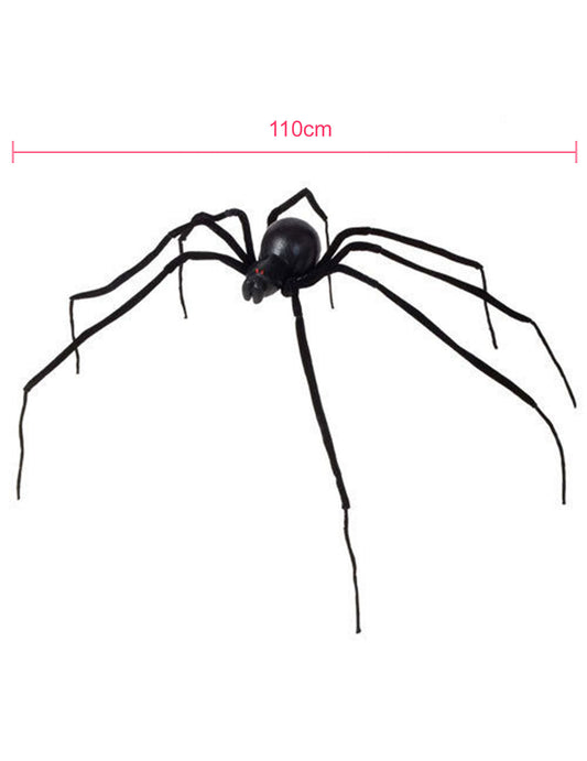 Détail des dimensions de l'araignée Halloween pour décoration