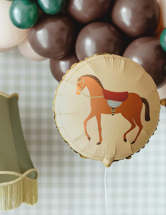 Ballon aluminium Cheval 35 cm