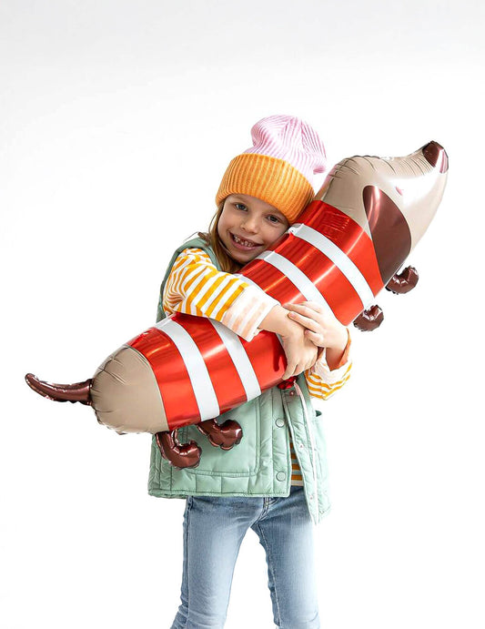 Ballon aluminium Chien 88 x 35 cm