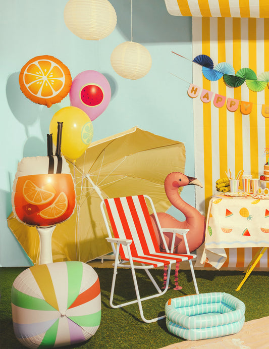 Ballon aluminium cocktail Spritz 34 x 100 cm