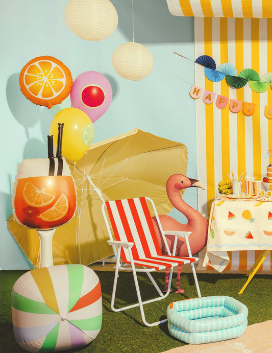Folieballon cocktail Spritz 34 x 100 cm
