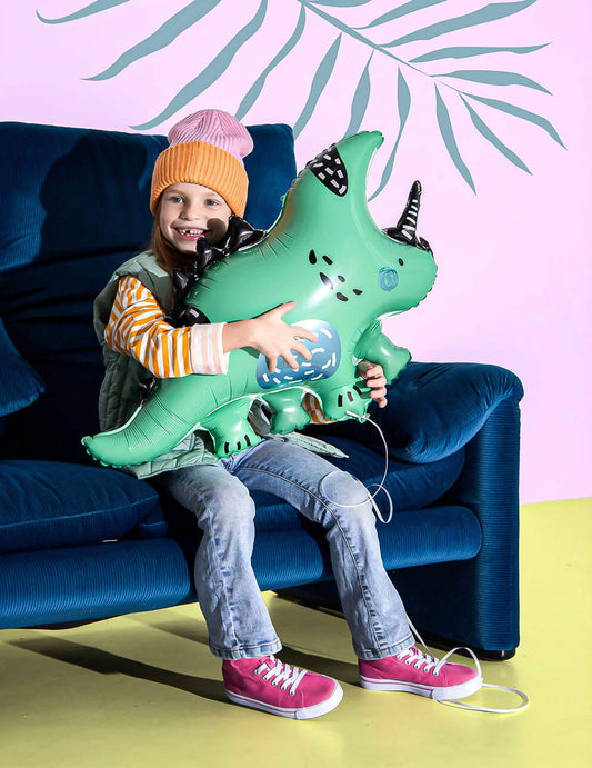 Aluminium ballon Dino 76 x 44 cm