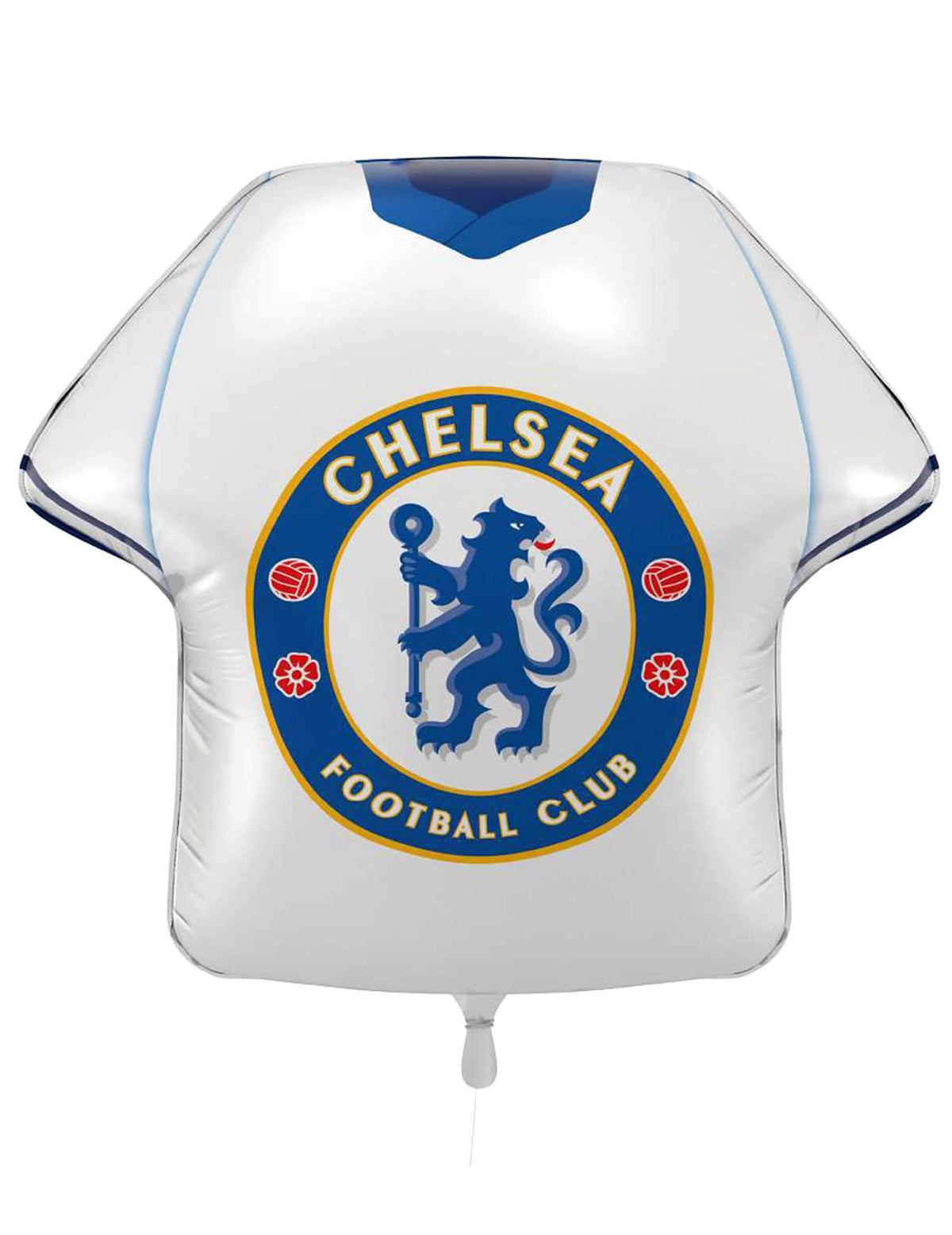 Ballon aluminium en forme de maillot Chelsea Football Club 52 x 51 cm