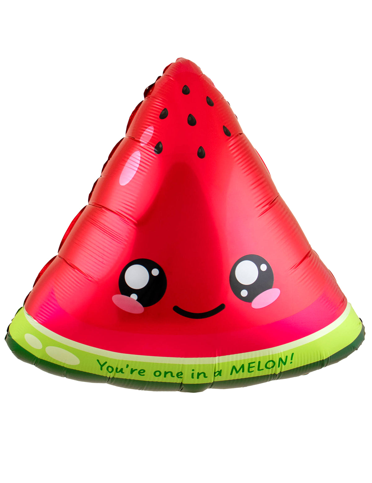 Kawaii Watermeloen folieballon 60 x 57 cm