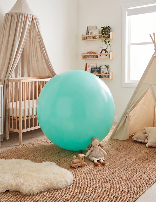 Reuze mint latex ballon 60 cm