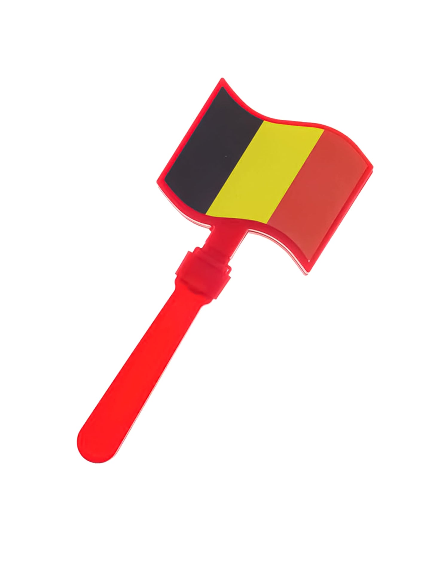 Bâton de supporter clap-clap Belgique pour supporter rouge noir et jaune