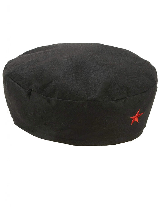 Vue de profil du béret Che Guevara