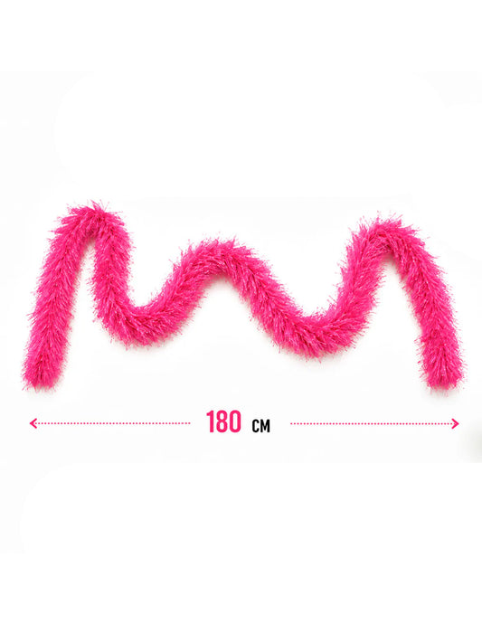 Boa poils rose vif 60g