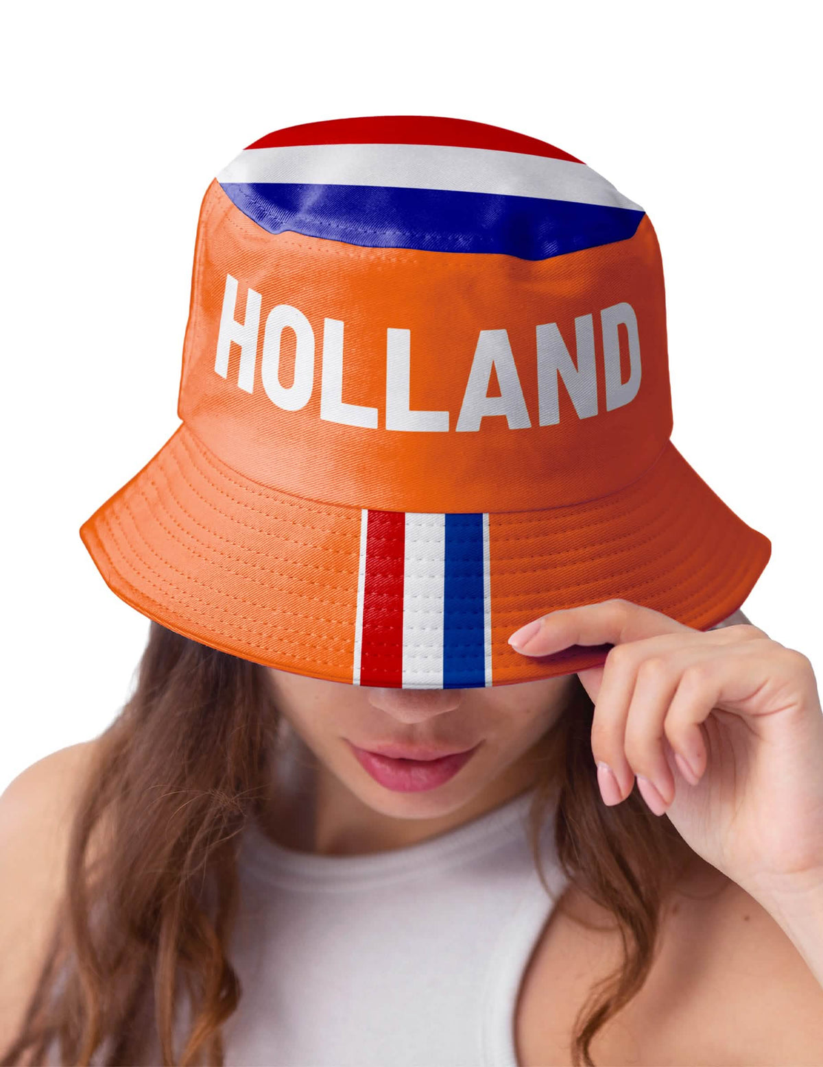 Vissershoedje supporter Nederland volwassenen