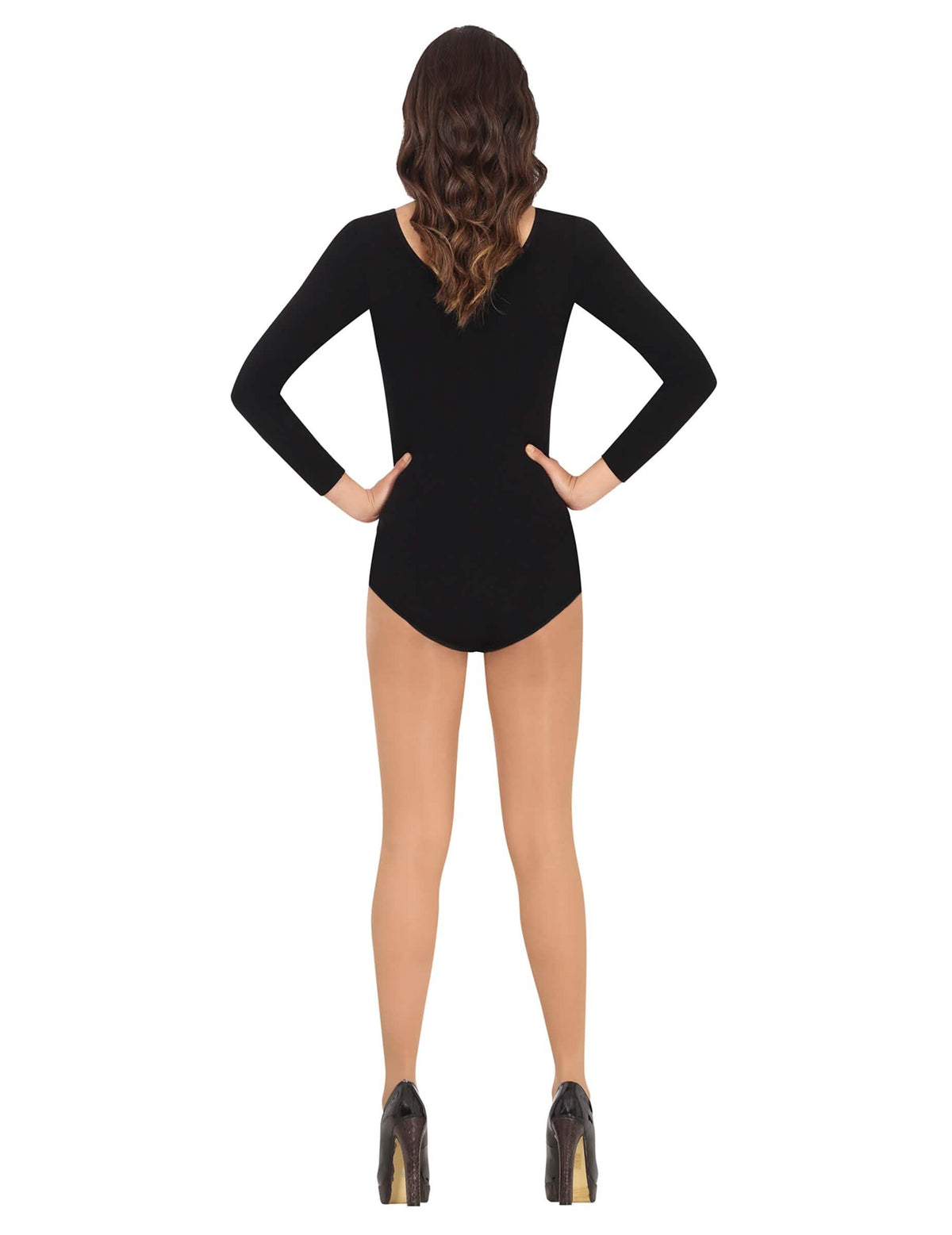 Vue de dos du body manches longues pour femme