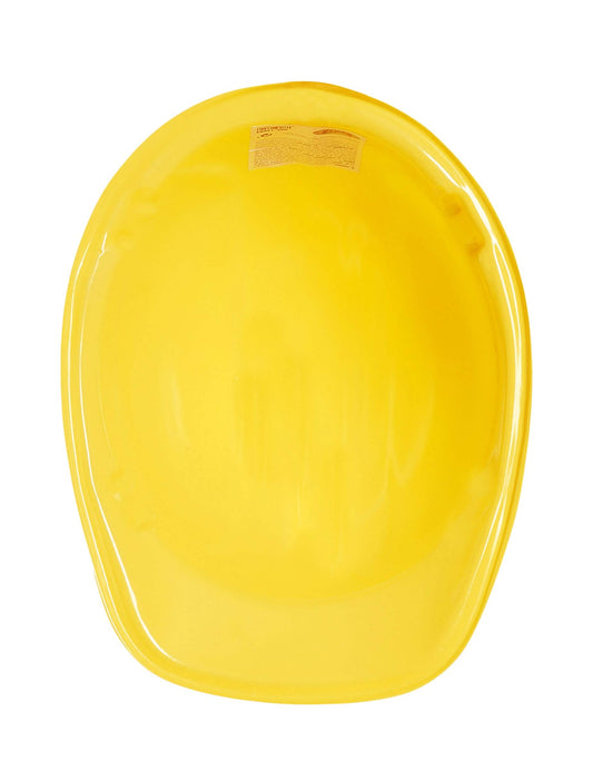 Gele bouwvakker helm voor volwassenen