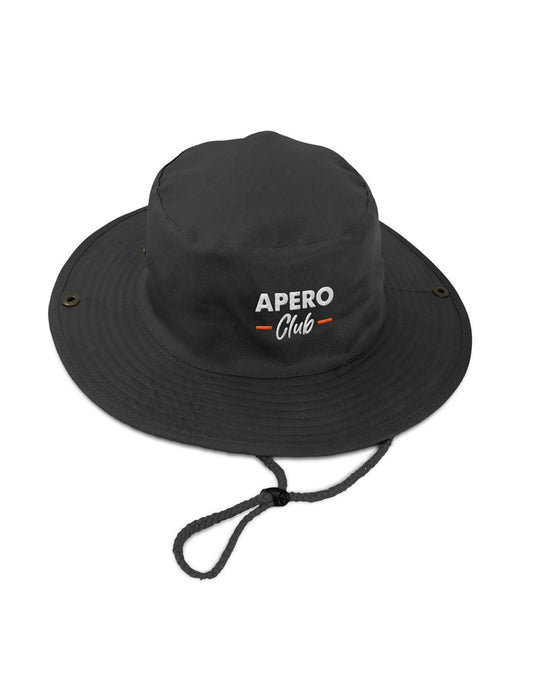 Chapeau à cordon noir Apero Club