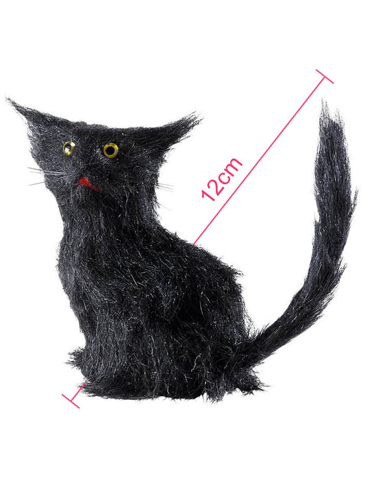 Dimensions du chat noir Halloween pour décoration