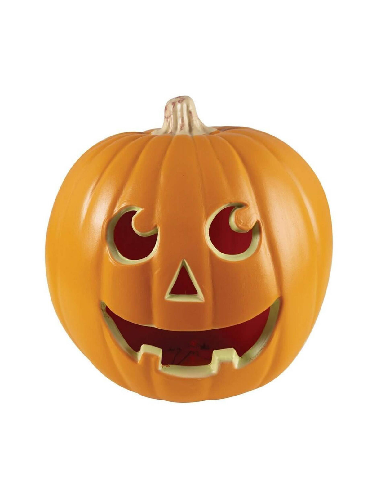 Vue de face de la citrouille lumineuse Halloween