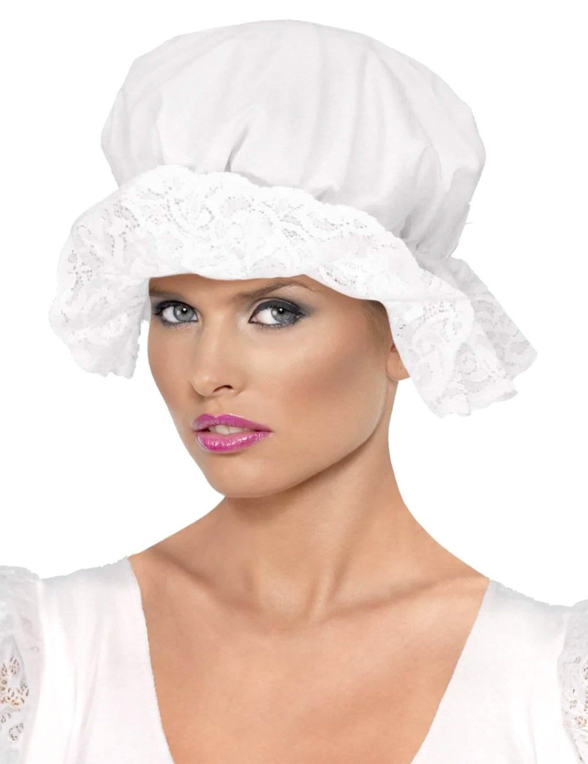 Coiffe bretonne pour femme blanche en dentelle