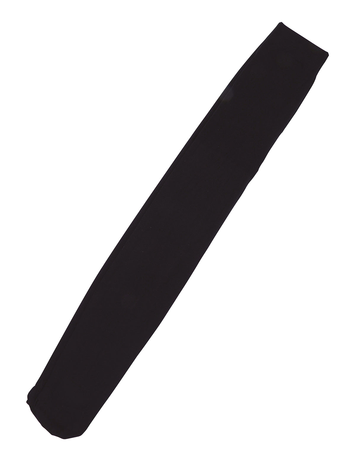 Vue à plat des collants pour enfant noir opaque