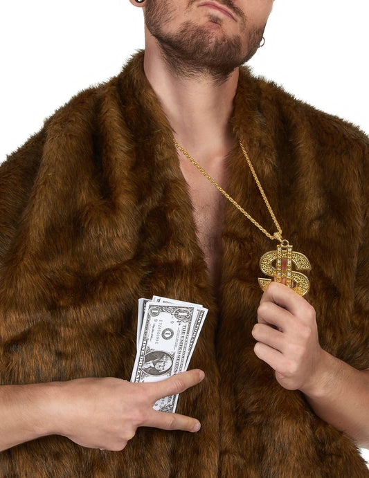 Détail du pendentif du Collier Dollar pour adulte