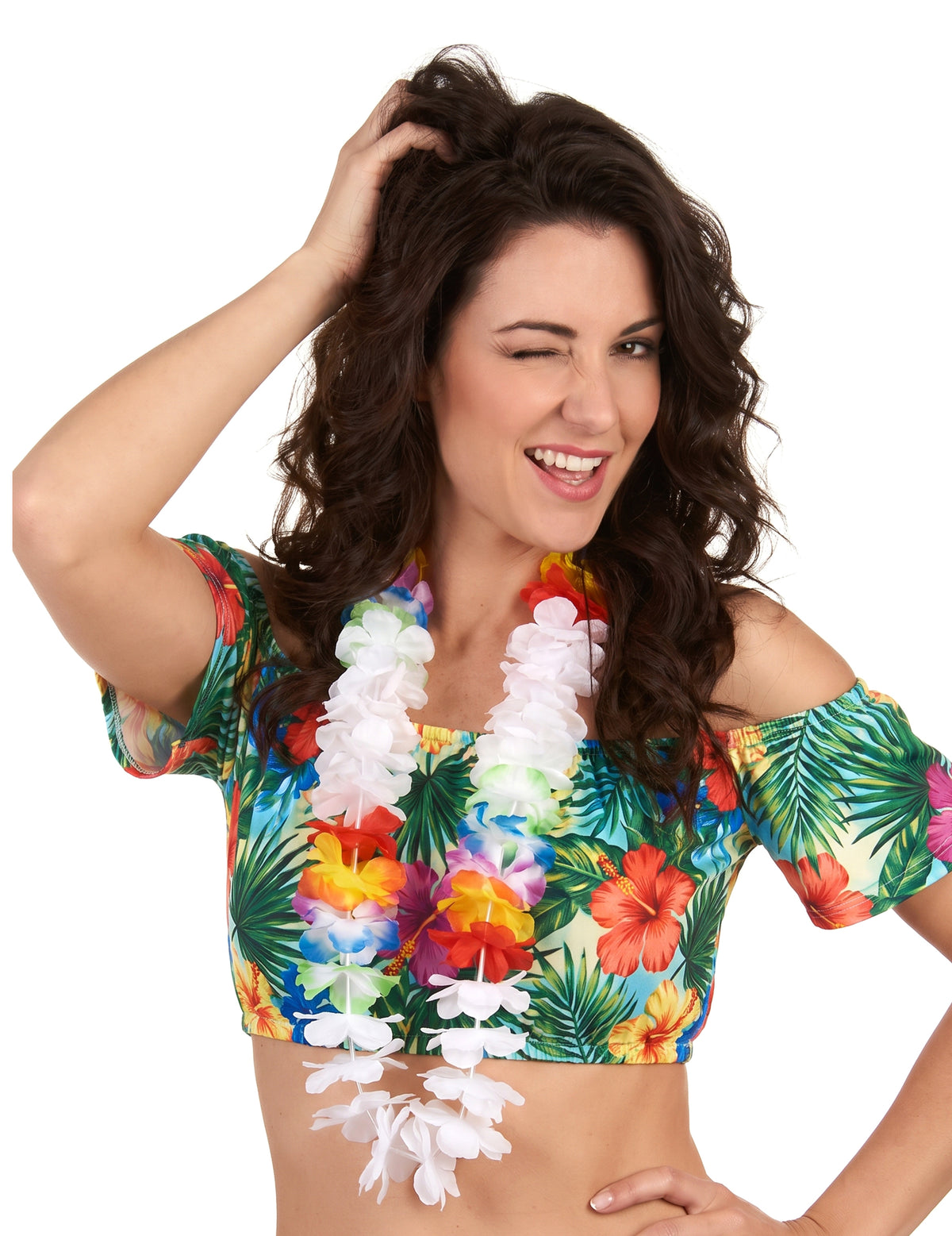 Wit Hawaii ketting