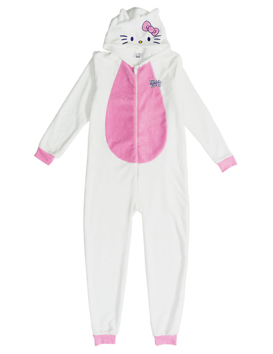 Vue de face de la combinaison Hello Kitty™ pour enfant