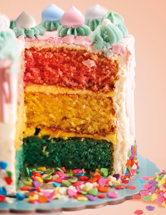Confettis en sucre étoiles multicolores 100 g pour gâteau