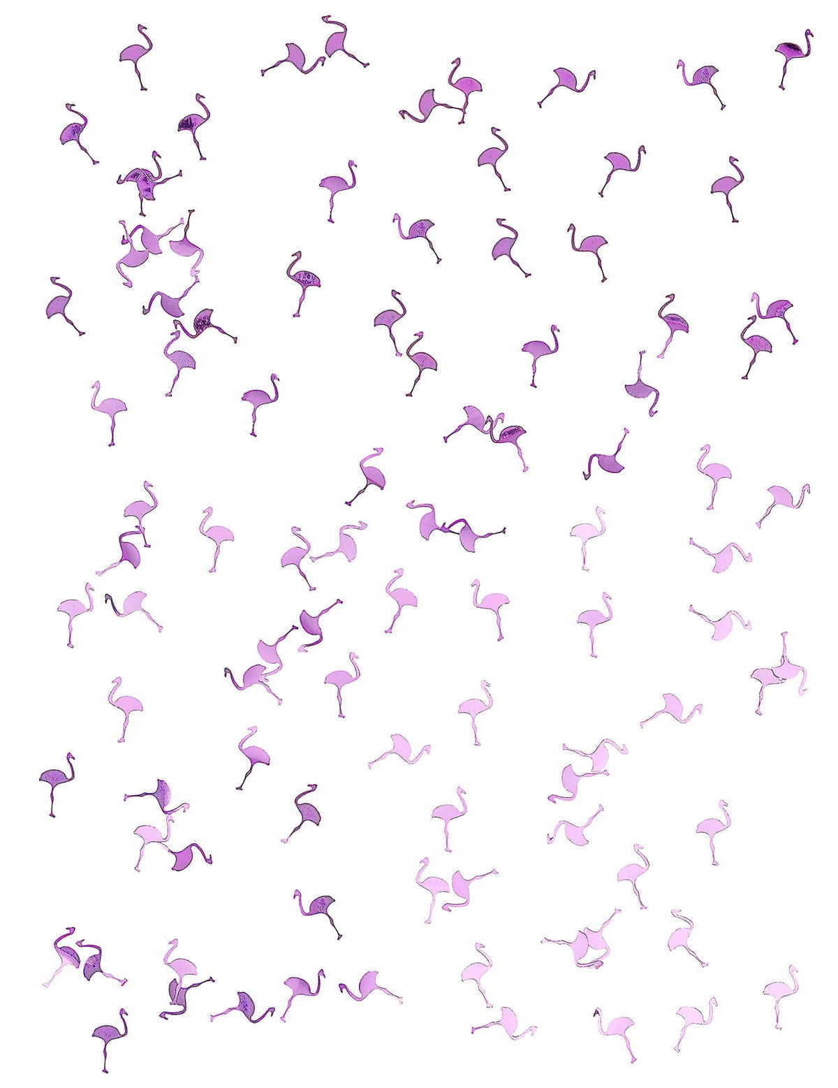 Close-up van flamingo confetti