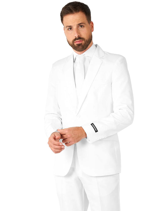 Costume Mr. Solid blanc homme Suitmeister™