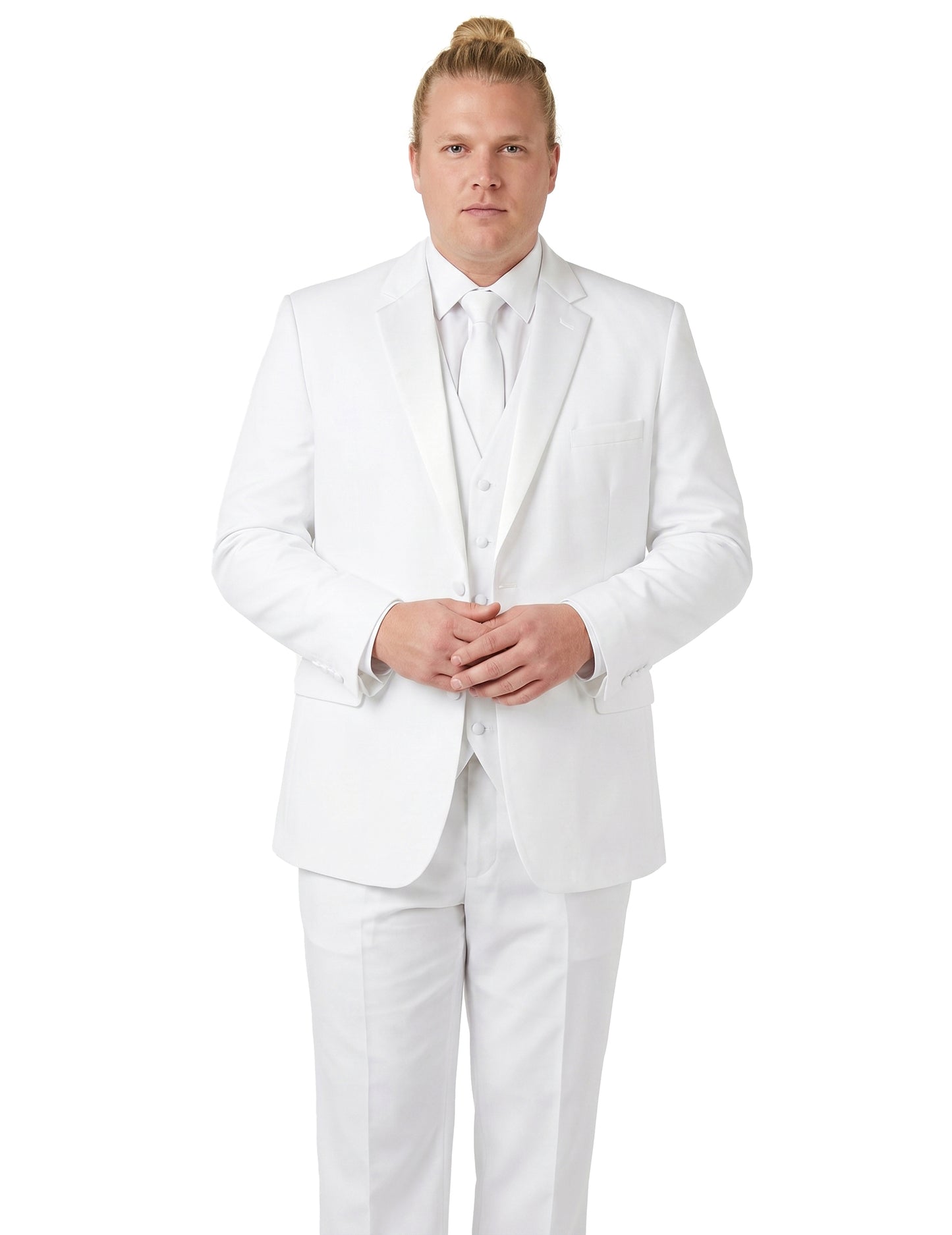 Wit Mr. Solid Suitmeister™ kostuum voor mannen