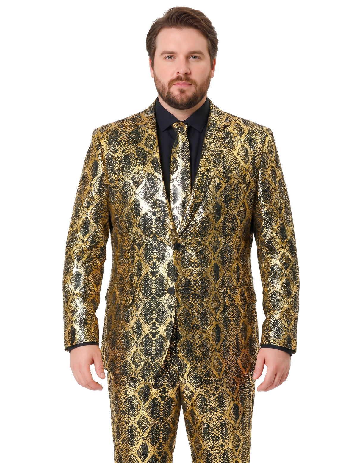 Glimmende slang volwassen Opposuits™ kostuum