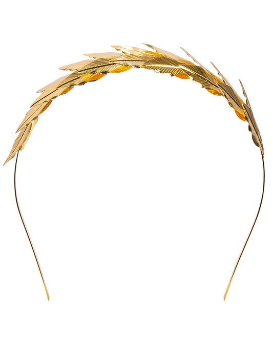 Détail des feuilles de la couronne de laurier