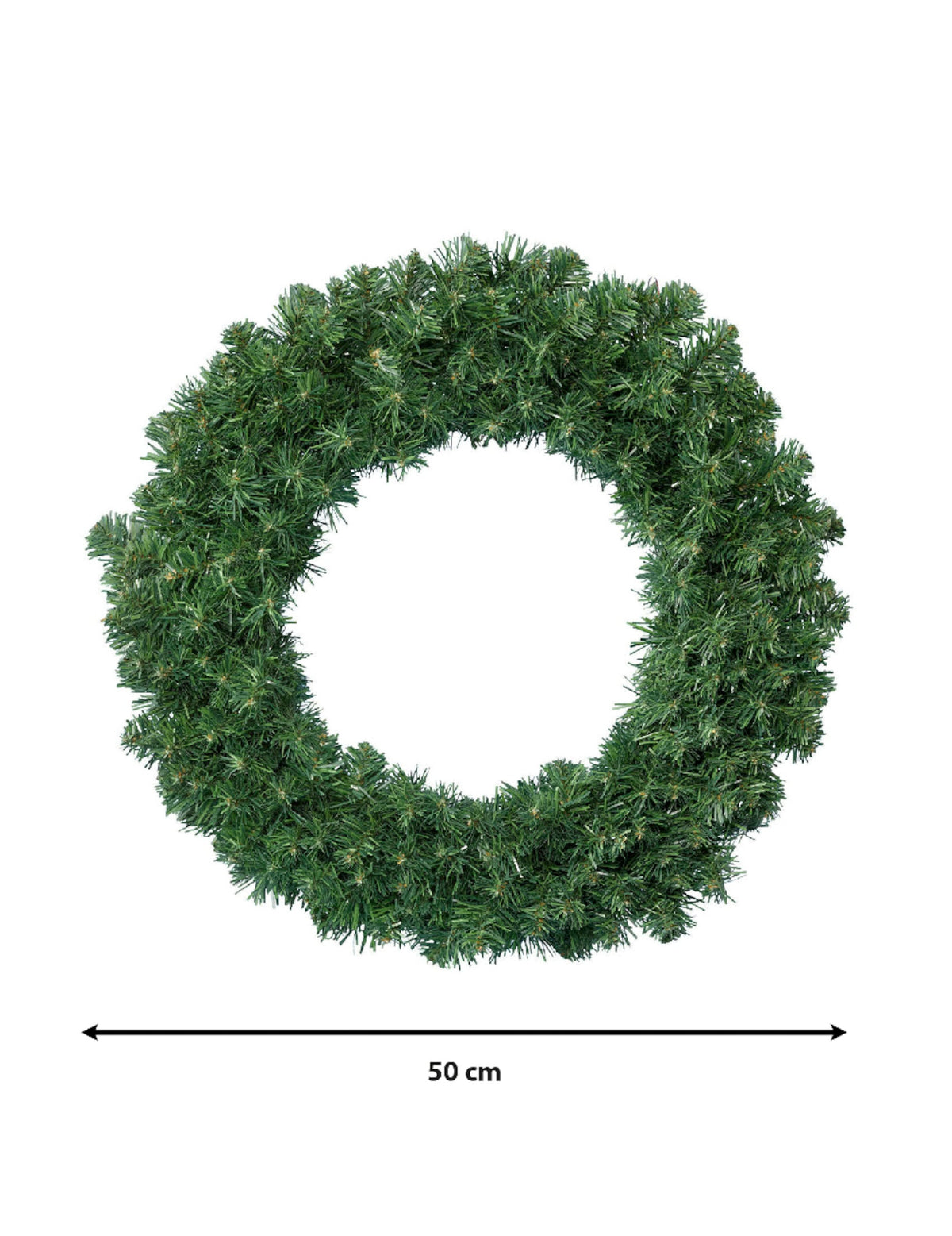 Dimensions de la Couronne de Noël sapin