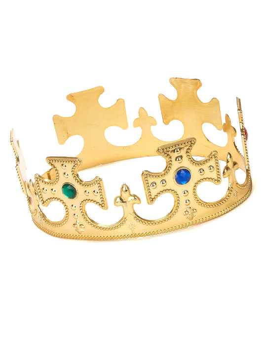 Couronne couleur or adulte