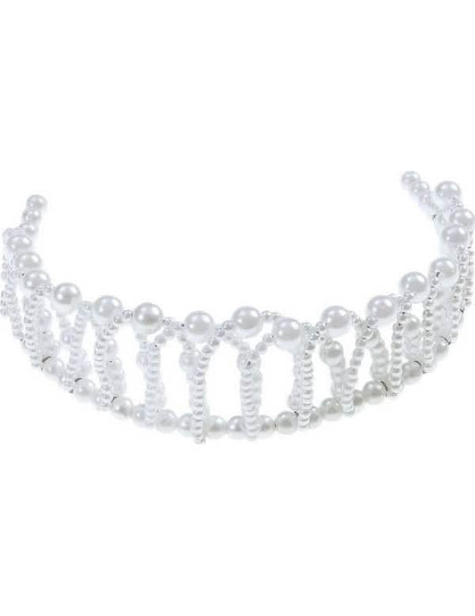 Vue de profil de la couronne de princesse