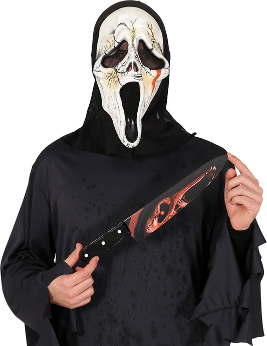 Détail de la lame du couteau de tueur fantomatique