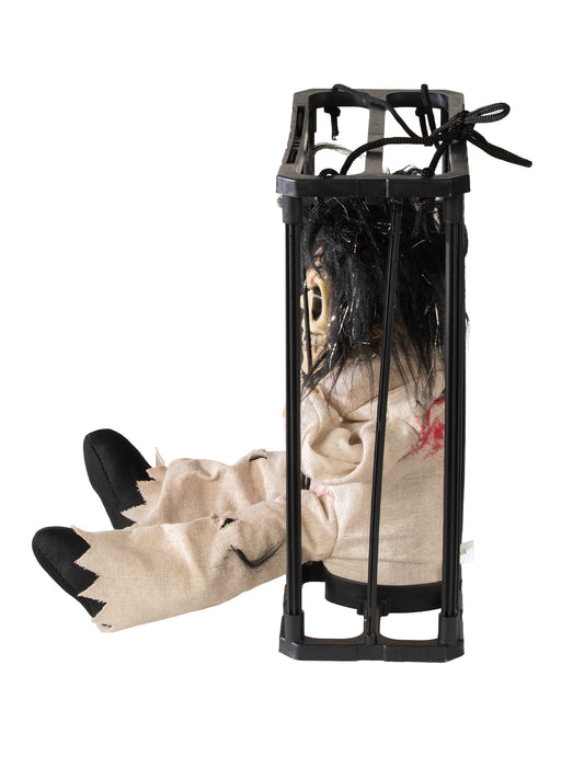 Geanimeerde hangende decoratie spookgevangene 28 x 23 x 9,5 cm