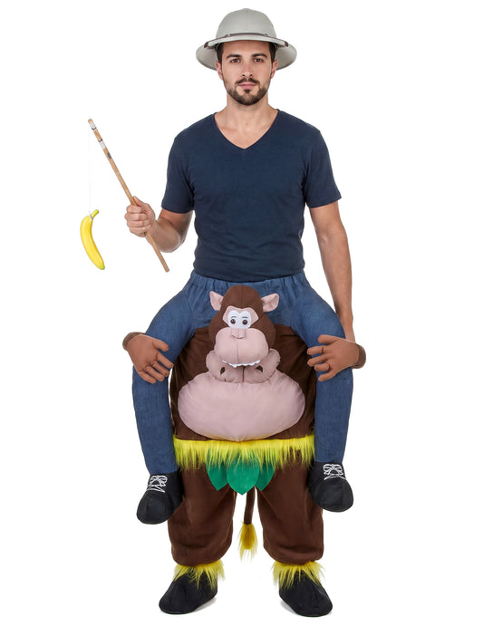 Déguisement à dos de singe adulte