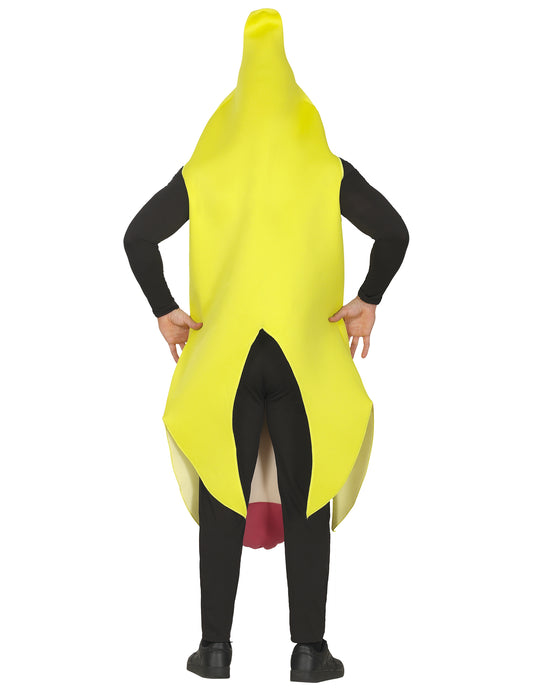Vue de dos du déguisement Banane heureuse