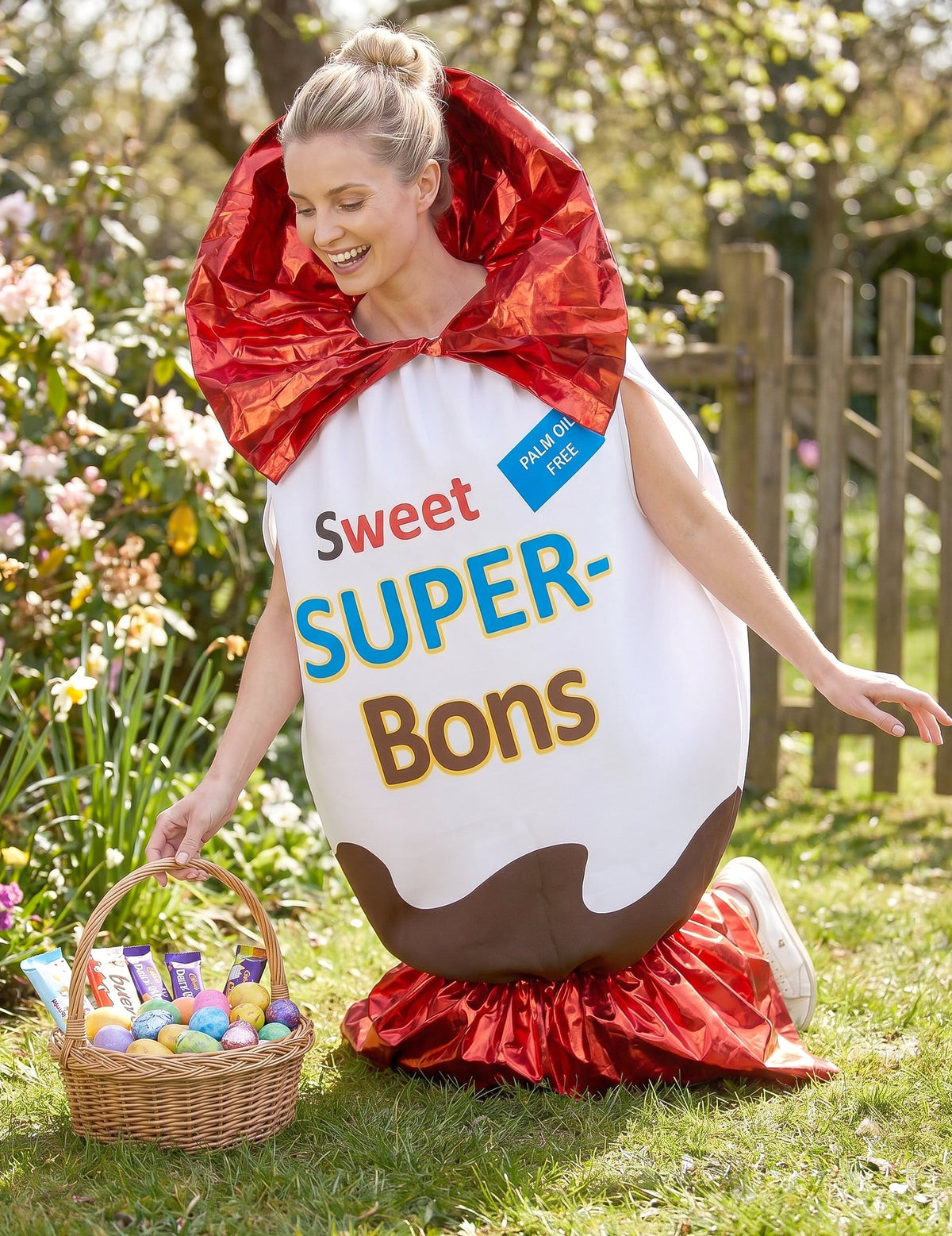 Déguisement confiserie superbon adulte